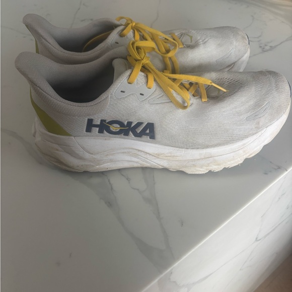 Hoka One One Other - Hoka One One Men's Athletic Shoes - White and Yellow